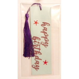Happy Birthday Bookmark